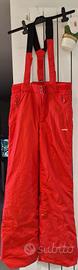 pantalone neve rosso