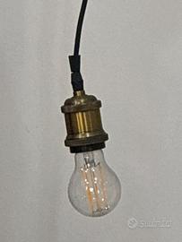 Portalampada retrò lampadario vintage