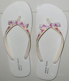Infradito Donna Armani n.37 bianche 