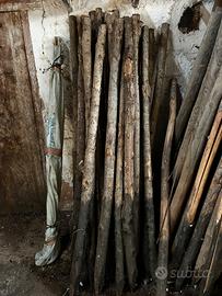 Paletti legno con punta