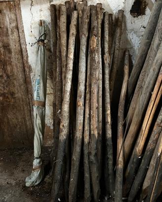Paletti legno con punta