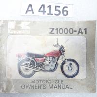 Kawasaki Z 1000 A1 manuale del proprietario ingles