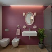 set da bagno in ceramica originale vintage anni 50