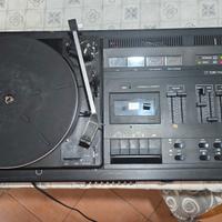 giradischi radio fm mangia nastri 