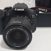 Canon EOS 700D + obiettivo standard EFS 18-55mm 