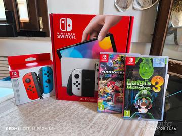 Nintendo switch più accessori e giochi