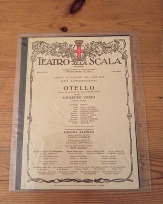 (497) - Locandina Teatro alla Scala Otello (1976)