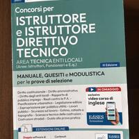 Istruttore tecnico  e direttivo 2024 Edises