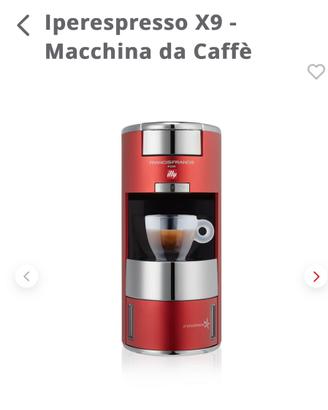 Macchina da caffè iper espresso Illy X9