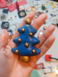Thun addobbo albero blu e oro 