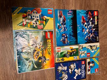 Lego manuali libretti instructions Legoland vintag