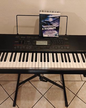 Pianola Casio + Stand, Libro e Copertura 