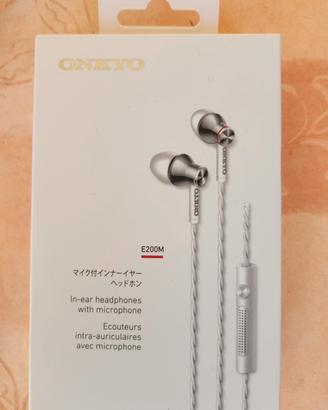 Cuffie in ear onkyo E200M bianche
