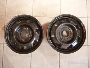 2 cerchi FOR FIESTA 14 pollici IN FERRO originali