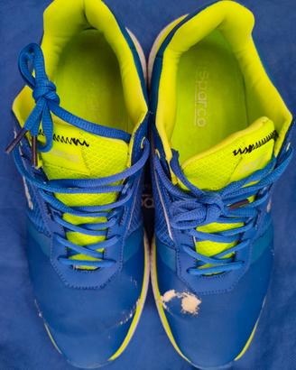 Sparco blu 44 scarpe sportive guida auto palestra