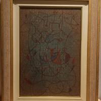 Vincenzo BALSAMO - "Omaggio a Mirò" - Olio su Tela