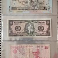 album banconote mondo miste - 24 pezzi - vari FDS 