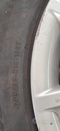 pneumatici  estivi +erchio audi  245/45 r18 100y