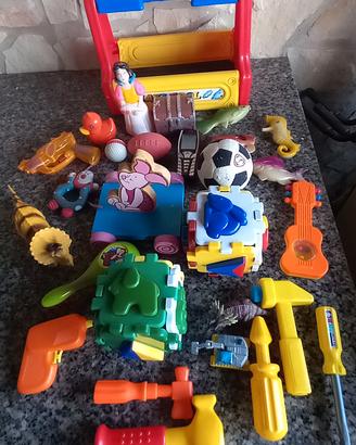 Lotto giocattoli per bambini piccoli 