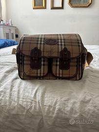 Borsa tracollo cartella Vintage Burberry’s