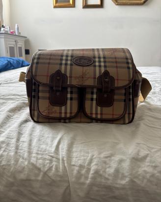 Borsa tracollo cartella Vintage Burberry’s