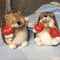 Coppia ricci in terracotta