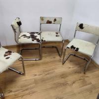 Lotto 4 sedie vintage modernariato Cavallino