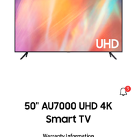 Smart TV  Samsung 50”