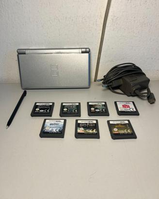 Nintendo DS grigio completo con difetti estetici