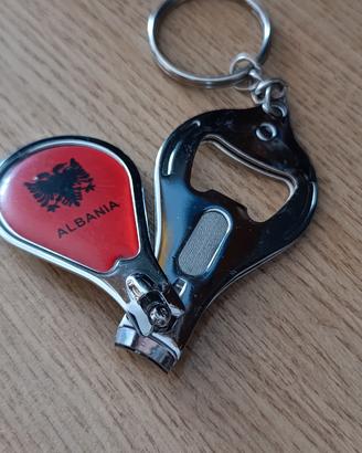 portachiavi Albania con cavatappi 