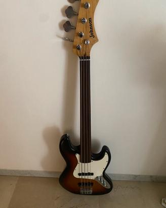 Jhonson jazz bass frettless