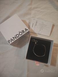 Bracciale Pandora in argento 925 con zirconi