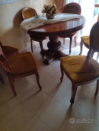 tavolo con 6 sedie
