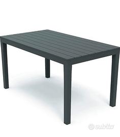 Tavolo da giardino + 4 sedie pieghevoli