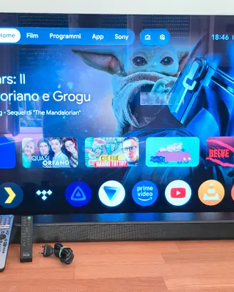 TV Sony Android con soundbar
