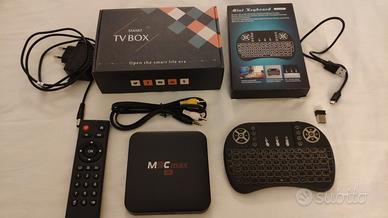 M9C-Max smart Android TV Box + mini tastiera