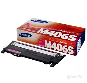 TONER ORIGINALE SAMSUNG CLT-M406S MAGENTA 1000 Pag