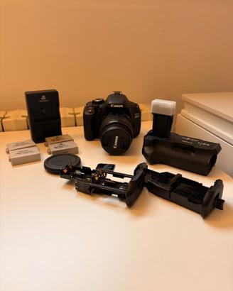 Canon EOS 600D + 18-55mm IS II + Battery grip