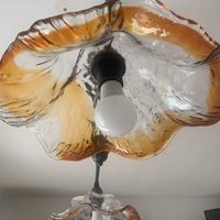 Paralume in vetro soffiato di Murano