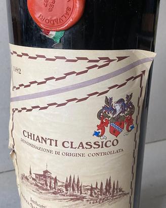 Vino Chianti classico A. Salvadori SAN PIERO 1982