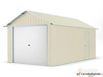 Prefabbricato box cantiere 360x610 avorio