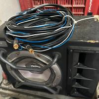 Sub amplificato casse alpine