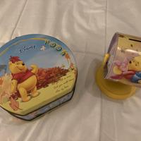 Set salvadanaio e scatola di latta Winnie the Pooh