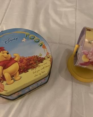 Set salvadanaio e scatola di latta Winnie the Pooh