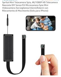 Mini Telecamera Spia 4K/1080P HD