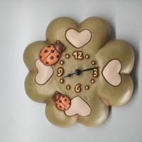 THUN Orologio Country Forma Quadrifoglio muro