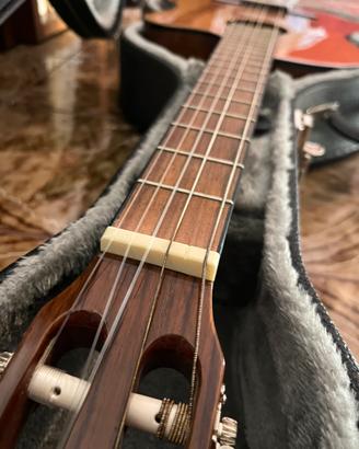 Chitarre Fender e Yamaha con custodie