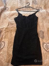 Vestito pizzo nero
