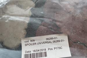 Spoiler deflettore aria