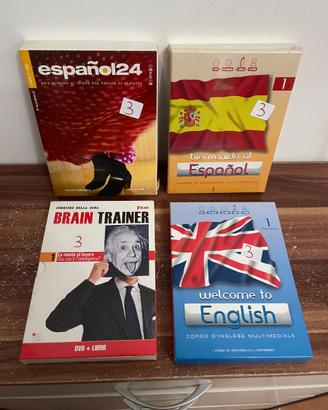 set dvd corsi lingue